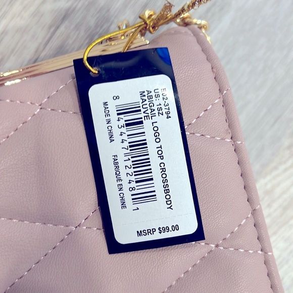 Bebe Women's Abigail Logo Top Crossbody NWT - Picture 7 of 7